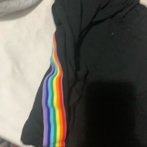 Black cropped long sleeve